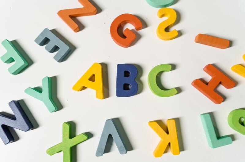 abcde letters 